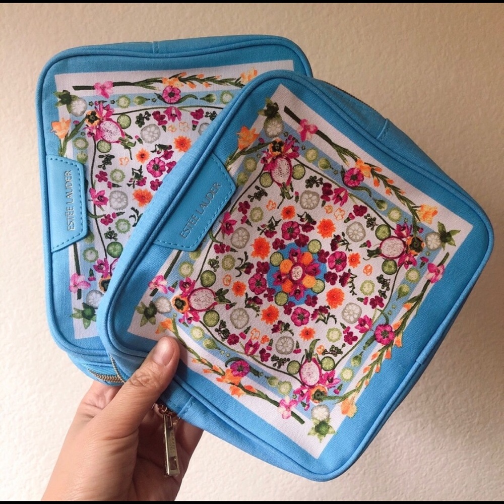 Two Latest Estée Lauder cosmetic bags